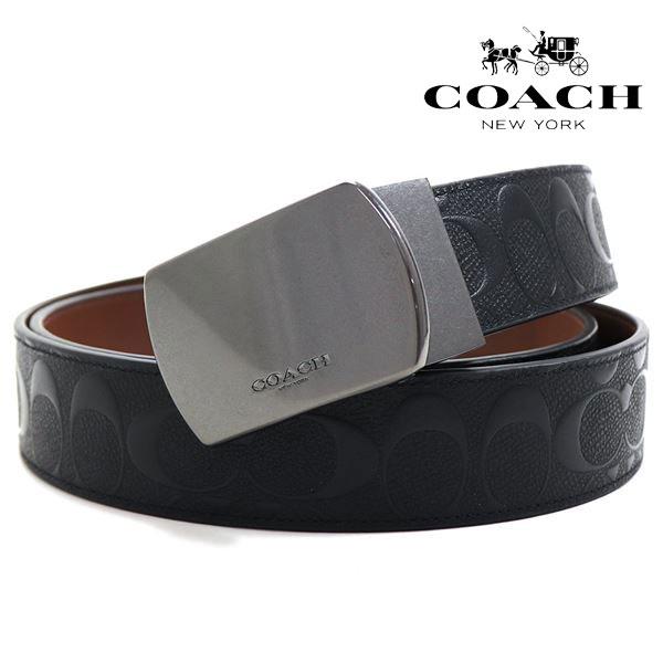 COACH コーチ ベルト メンズ Belt リバーシブル仕様 ブラック COACH コーチ ベルト メンズ Belt リバーシブル仕様 ブラック