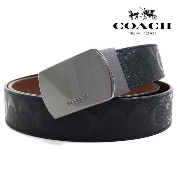 ストアラリーセール コーチ ベルト メンズ COACH Belt リバーシブル仕様 ブラック CQ0...