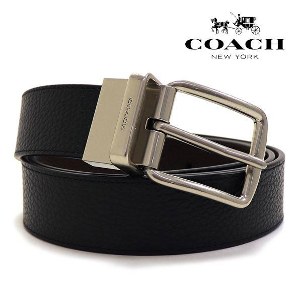 COACH コーチ ベルト メンズ Belt リバーシブル仕様 ブラック COACH コーチ ベルト メンズ Belt リバーシブル仕様 ブラック