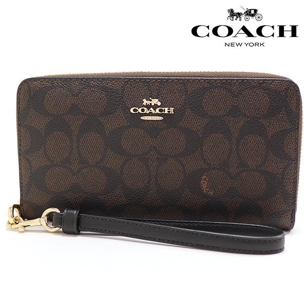 ☆新品未使用COACH ブラック 長財布 COACH】コーチブラック レザー 長財布 F74769