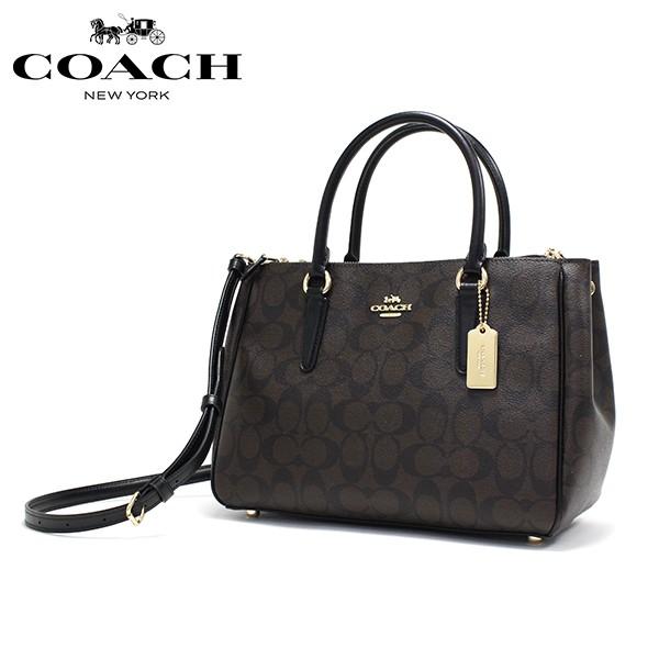 コーチ ショルダーバッグ レディース Coach 2way ハンドバッグ シグネチャー ブラウン ブラック F Imaa8 送料無料 F Imaa8 Mk Collection 通販 Yahoo ショッピング