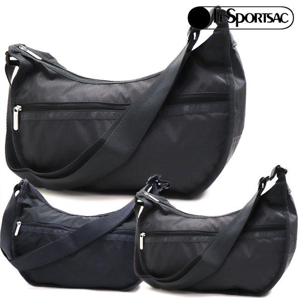 美品　レスポートサック　希少 黒　ハンドバッグ　ショルダーバッグ　ロゴ　無地 LeSportsac レスポートサック ショルダーバッグ レディース YORK