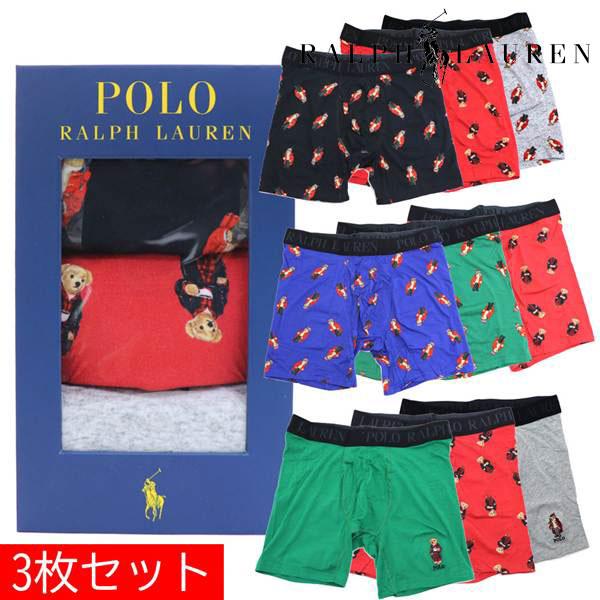 POLO RALPH LAUREN ポロ ラルフローレン ボクサーパンツ 三枚
