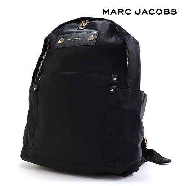 美品 MARC BY MARCJACOBS レザー ロゴ リュックサック 黒 MARC JACOBS マークジェイコブス リュック リュックサック