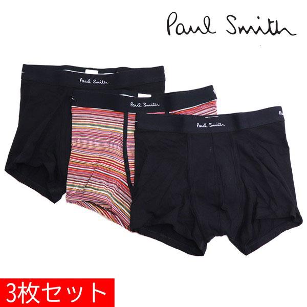 ポールスミス ボクサーパンツ 三枚セット メンズ PAUL SMITH アンダーウエア パンツ M1A 914C A3PCKJ