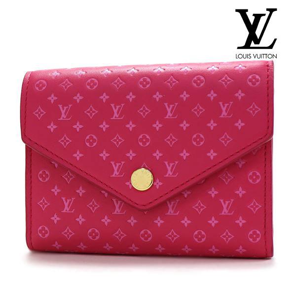Louis Vuitton ピンク 三つ折り財布 LOUIS VUITTON（ルイ・ヴィトン） 三つ折り財布 レディース LOUIS