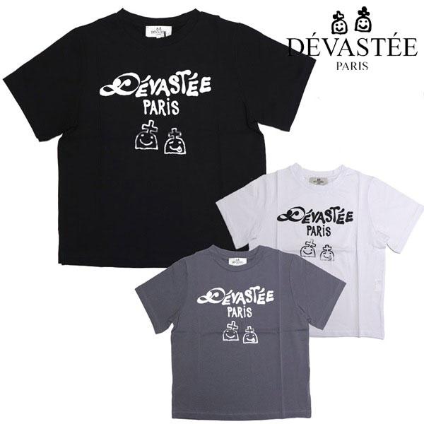 デヴァステ Tシャツ レディース DEVASTEE ロゴT ホワイト グレー ブラック R3FWTP018