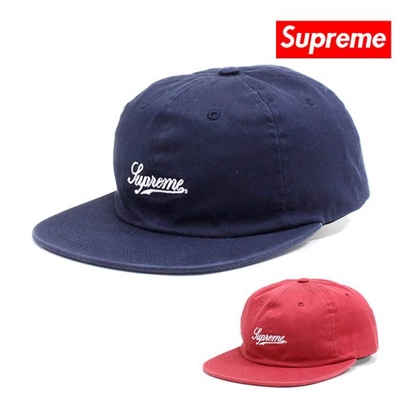 シュプリーム キャップ メンズ レディース Supreme 帽子 SCRIPT LOGO FITTED 6-PANEL CAP ダーク レッド  ネイビー SS16H54