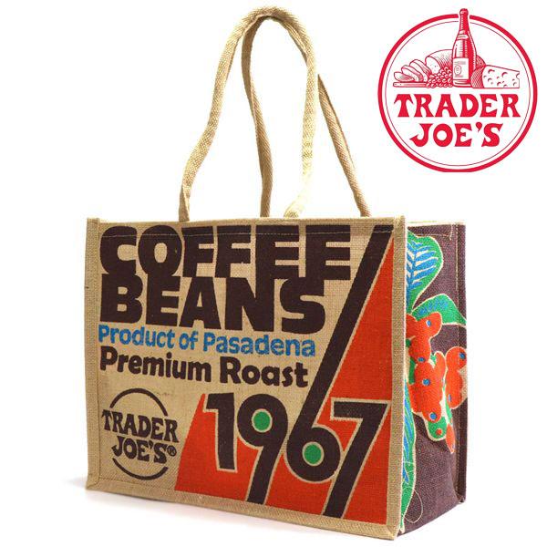 トレーダージョーズ トートバッグ メンズ レディース Trader Joe's ショッピングバッグ ブラウン TJ0018