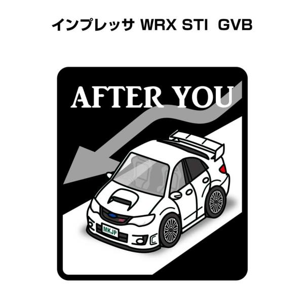 MKJP お先にどうぞステッカー 2枚入り スバル インプレッサ WRX STI