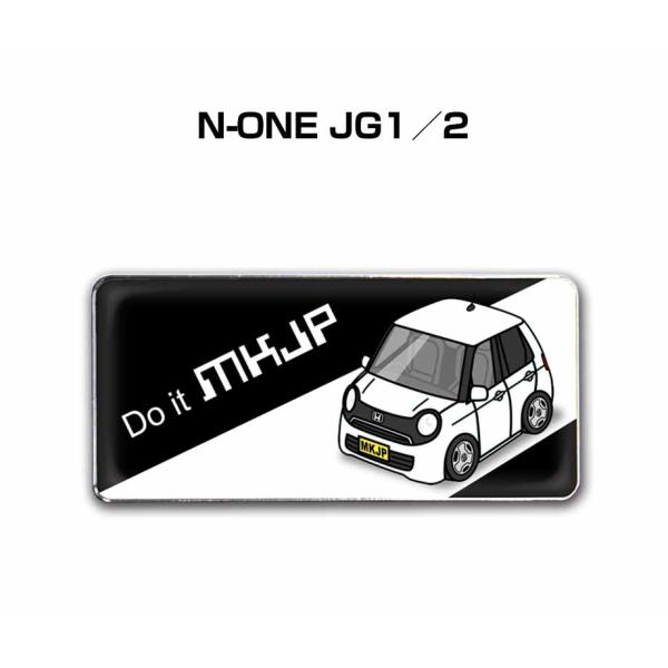 MKJP 車種別エンブレム 2個入り H25mm×W55mm ホンダ N-ONE JG1／2 ゆう