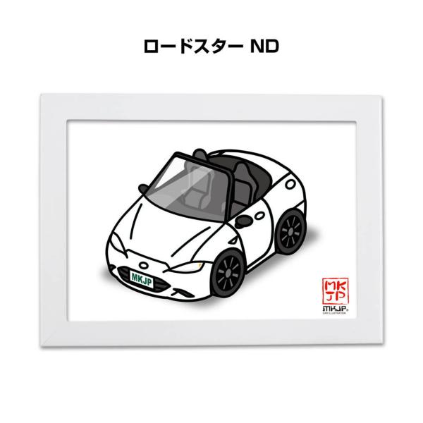 EUNOS ROADSTER M2 1001 イラストアート フレーム mkjp_illust-a5-0077