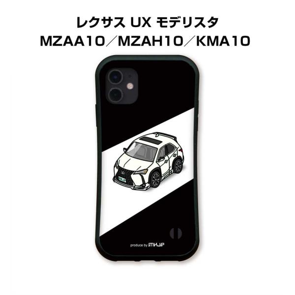 レクサス オリジナルiPhoneケース ブラック（iPhone XR用） iPhoneグリップケース iPhone各種 車好き レクサス UX モデリスタ