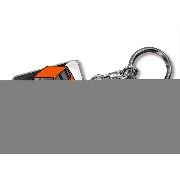 MKJP カスタムキーホルダー スズキ エブリイワゴン DA64W 車カラー：オレンジ ゆうメール送料無料  :key-holder-0112112:ドレスアップパーツショップMKJP 通販 