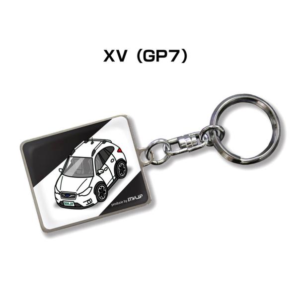MKJP 車種別かわカッコいい キーホルダー スバル XV GP7 ゆうメール送料無料