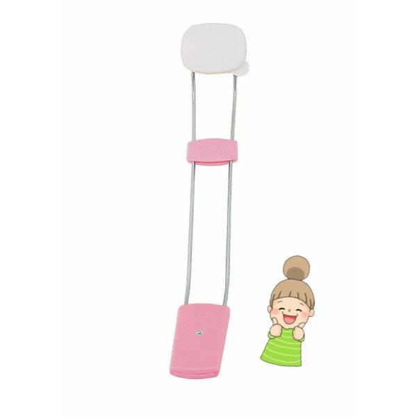 ★背中など塗りにくい患部にも、一人で軟こうが塗れるようになります。★ヘッド裏は孫の手になります♪湿布をはがしたりにも使えます♪★カラーは2種類から選べます♪　ピンク/ブルー/