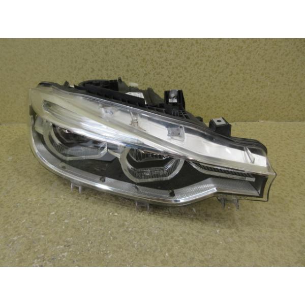良品　BMW　３シリーズ　F30　F31　後期　純正　LED　右　ヘッドライト　8738714-02　63117419632