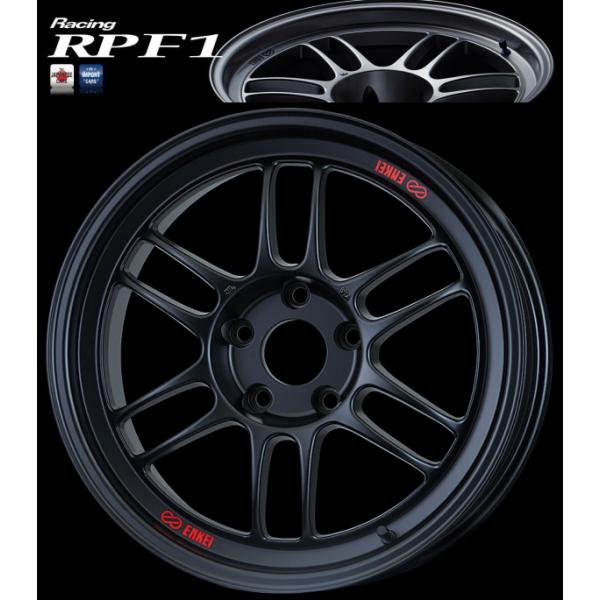 納期注意 業販品 直送品 ENKEI Racing RPF1 18インチ 9J+35 5-114.3 