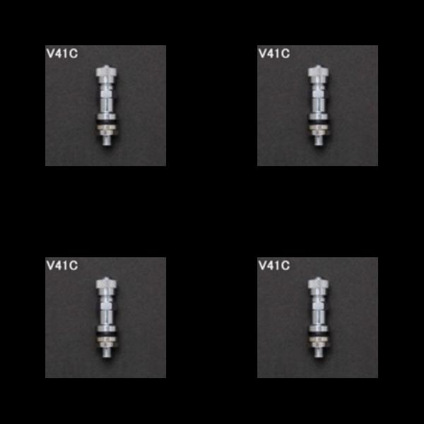 送料無料 新品 正規品 WORK エアーバルブ 4個/4本 [No.180091] [V41C
