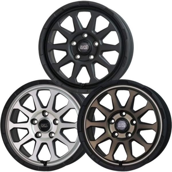 11月末入荷予定 ホイール単品 4本セット 16インチ 5穴車用 マッドクロス レンジャー ブラックorシルバーorブロンズ