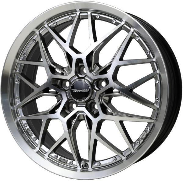 18インチ 5穴 114.3/100 7J/8J プレシャス アスト M5 HS/P ホイール単品 4本セット