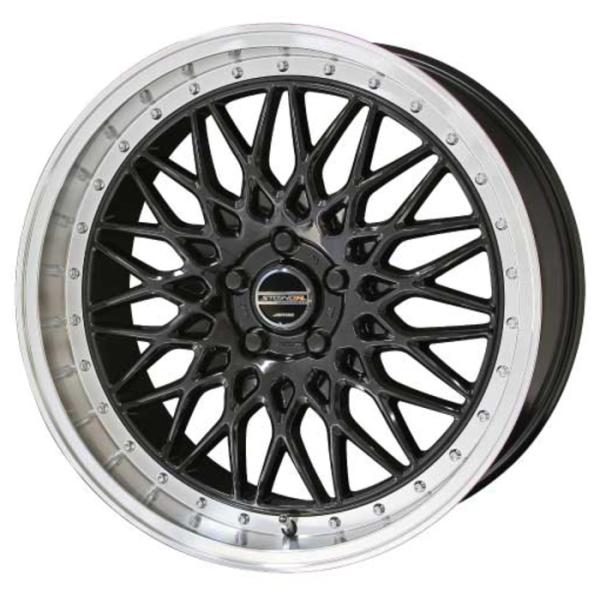 18インチ 5穴 114.3/100 7.5J/8J シュタイナー FTX オニキスブラック