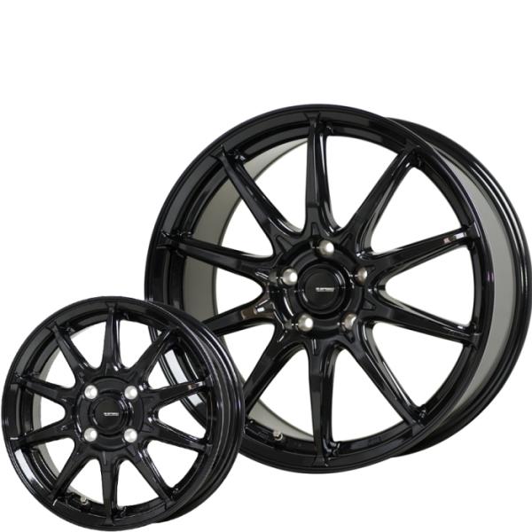 ホイール単品 4本セット 18インチ 5穴車用 軽量 ジースピード G-05