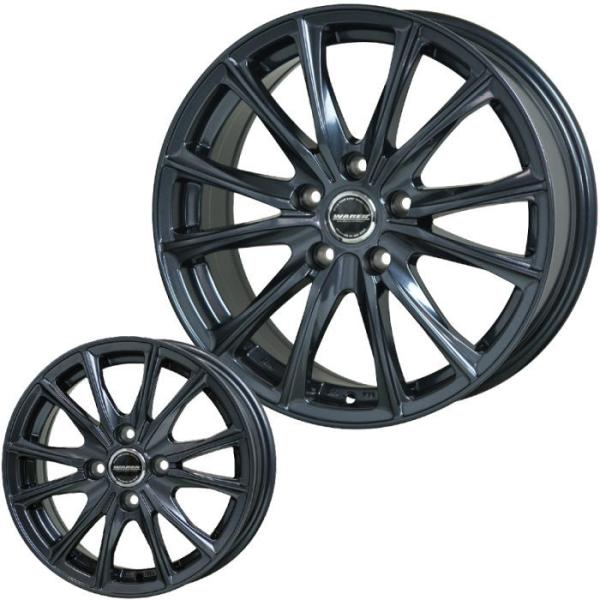 ホイール単品 4本セット 15インチ 5穴車用 ヴァーレン W05 ガンメタリック