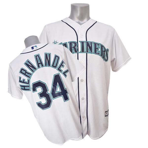 リニューアル記念メガセール Mlb マリナーズ フェリックス ヘルナンデス ユニフォーム ホーム マジェスティック Player Replica Game ユニフォーム Mlb prj06 プロ野球メジャーリーグショップ 通販 Yahoo ショッピング