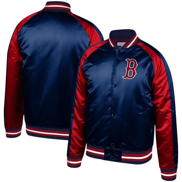 ボストン・レッドソックス サテンジャケット Mitchell&Ness（ミッチェルアンドネス） MLB ボストン・レッドソックス