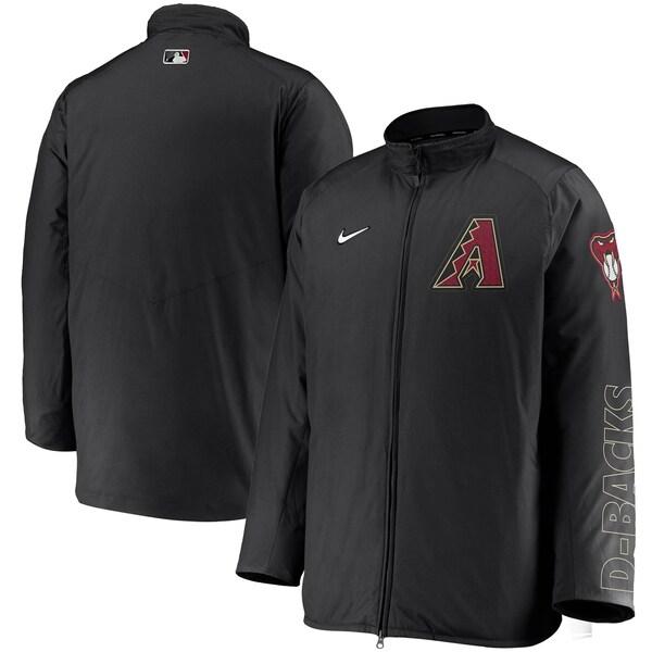 MLB アリゾナ・ダイヤモンドバックス ジャケット/アウター Authentic Collection Team Dugout Full-Zip  Jacket ナイキ/Nike ブラック