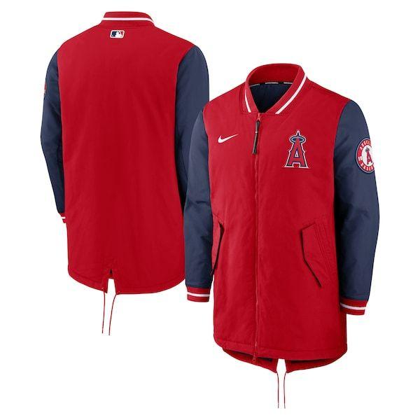 MLB エンゼルス ジャケット 2022 選手着用 オーセンティックコレクション ダグアウト Jacket ナイキ/Nike Sport  Red/Midnight Navy