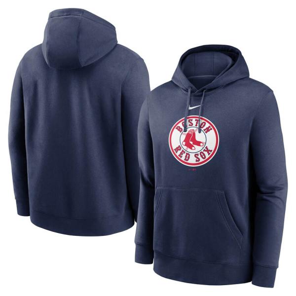 レッドソックス プルオーバーパーカー M ナイロンジャケット 両面ロゴ MLB NIKE（ナイキ） MLB レッドソックス パーカー オルタネイト クラブロゴ