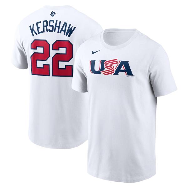 NIKE（ナイキ） WBC クレイトン・カーショー アメリカ代表 USA Tシャツ
