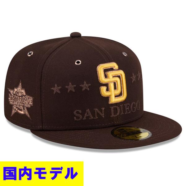 MLB パドレス キャップ 【国内モデル】オールスターゲーム2026 59FIFTY Fitted Hat ニューエラ/New Era ブラウン【nejp】