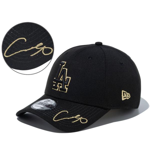 MLB 大谷翔平 ドジャース キャップ 【国内モデル】Japan Players Signature 9FORTY Adjustable Hat サイン刺繍 ニューエラ/New Era ブラック