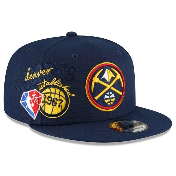 NEW ERA NBA ナゲッツ キャップ バック ハーフ スナップバック 75周年 