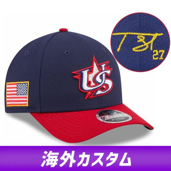 WBC タリック・スクーバル USA アメリカ キャップ 【海外カスタム】2026 ワールドベースボールクラシック 9FORTY M-Crown サイン刺繍 ニューエラ/New Era
