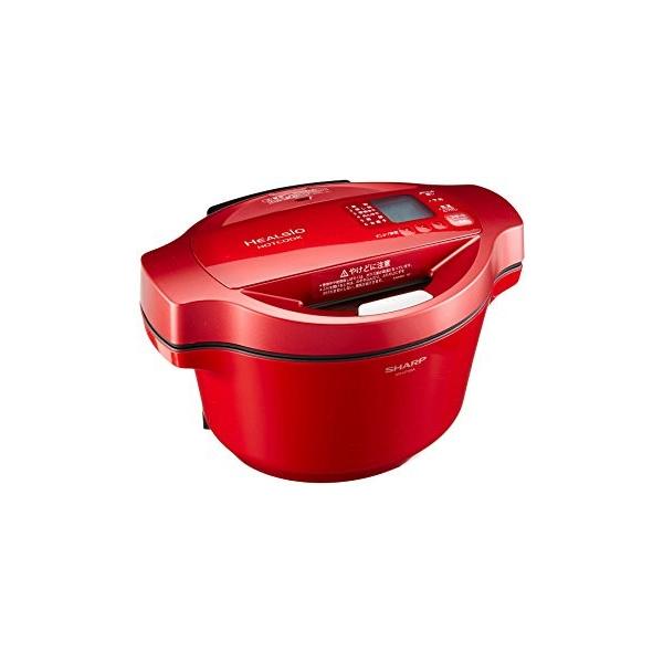 シャープ ヘルシオHEALSIO ホットクック 水なし自動調理鍋 1.6L レッド KNHT99AR