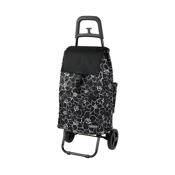 他サイト： レップ(Rep) Cocoro(コ・コロ) ショッピングカート グランデ カートセット ブラック 40L 荷物フック 花柄 折り畳み式 ポケット収納 保冷 保温 エコバの商品画像