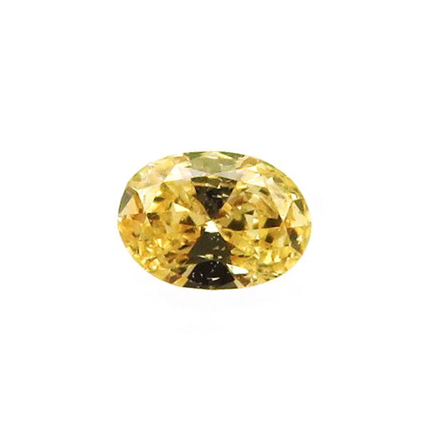 オレンジダイヤモンド ルース 0.06ct Fancy Yellow Orange SI-2 中宝 