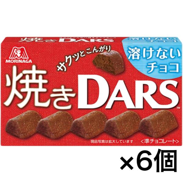 森永製菓 焼きダース 常温管理可能 焼きチョコ 夏チョコ 51g×6個