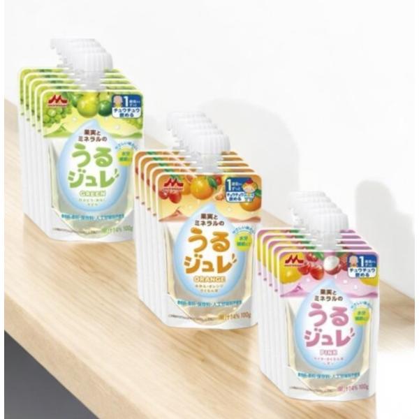 森永 果実とミネラルのうるジュレ 100g×18袋（3種×各6袋）