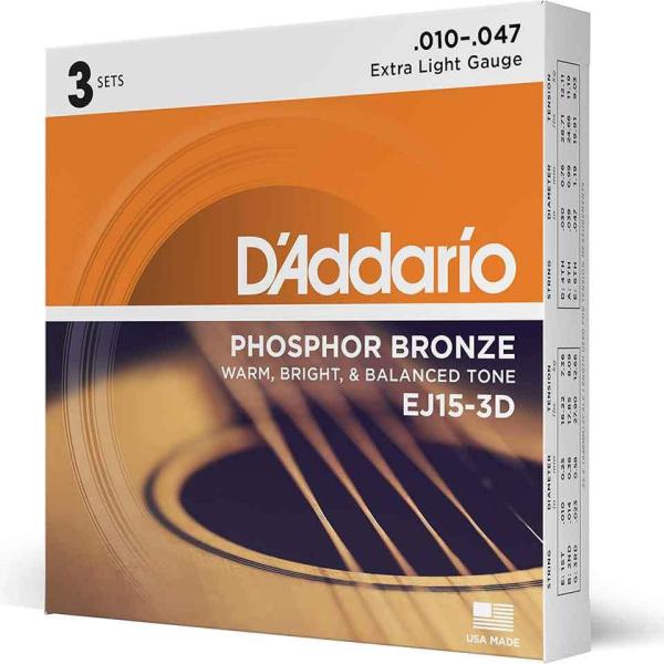 他サイト： D'Addario/EJ15-3DBP【数量限定特価キャンペーン】【在庫あり】【2602P2】の商品画像