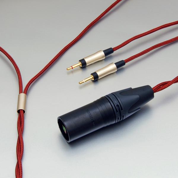 onso/hpct_03 ヘッドホンケーブル 4ピンXLR-2.5mmモノx2 3.0m