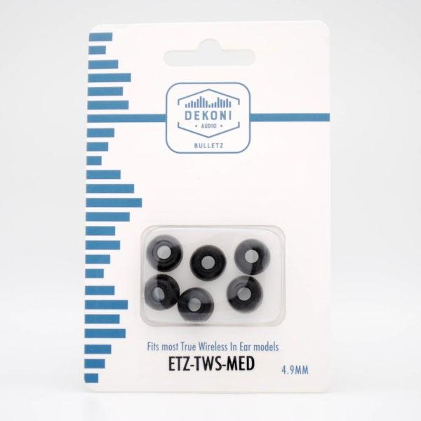 Dekoni Audio/BULLETZ-TWS Mサイズ 3ペア【ETZ-TWS-MED】【完全ワイヤレス用イヤーチップ】【ネコポス発送】