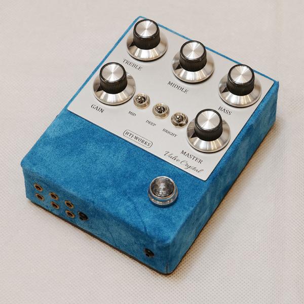 HTJ-WORKS/Valve Crystal 12AX7 Tube Preamp Silver Top Dark Blue