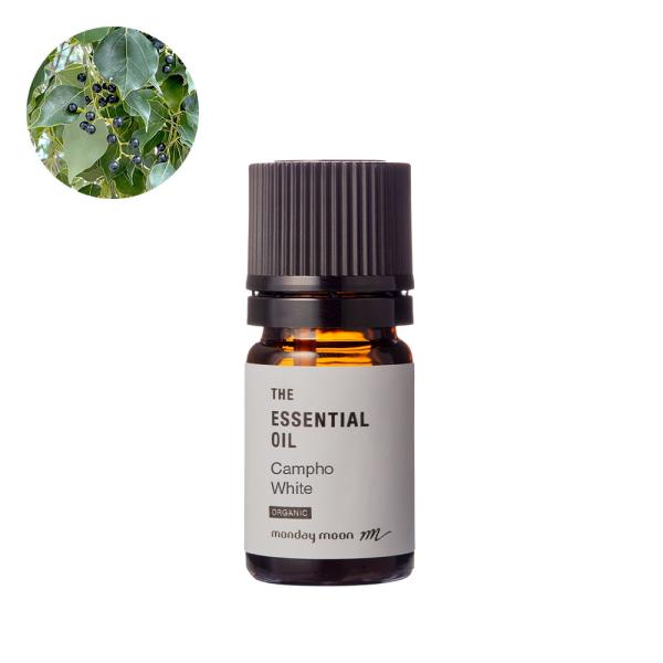ホワイトカンファ―・エッセンシャルオイル・オーガニック／2ml（有機栽培・Organic） 100% ピュア 天然 植物 無添加 お試し商品 サンプル 爆買 母の日