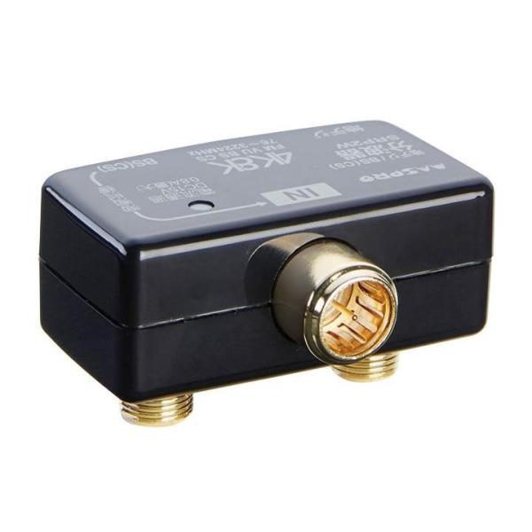 マスプロ 4K・8K衛星放送（3224MHz）対応 VU/BS・CS分波器（セパレーター）プラグ SRP2W-P (SRP2-P 後継品)