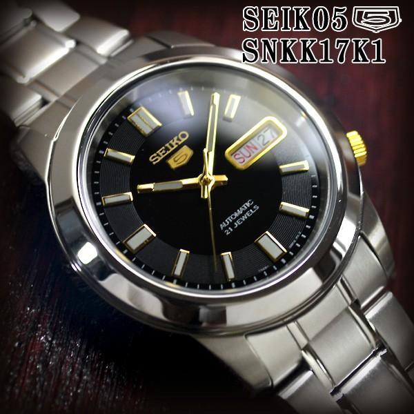 SEIKO5 セイコー5 自動巻き 腕時計 ブラック文字盤　海外モデル 楽天市場】セイコー5 自動巻き腕時計 (ブラックタイプ) - SEIKO